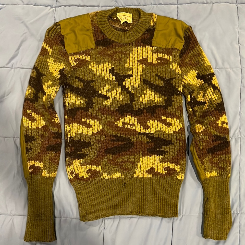 Vintage L.L. Bean Camo Sweater